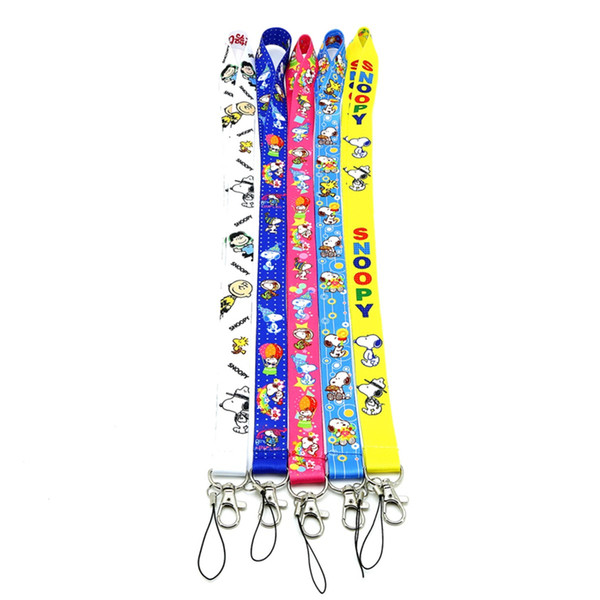 Cartoon printing lanyards for employees school id badge key train neck strap blackberry keynoe hanger free shipping