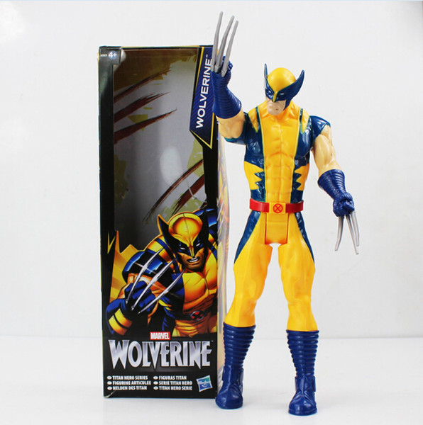 Super Hero Wolverine Moving of the limbs PVC Action Figure Collectible Model Toy Hot sale 30cm EMS