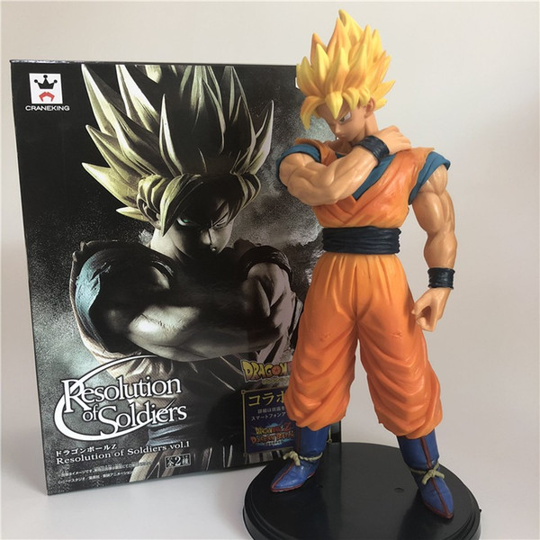 Dragon Ball Z Goku Super SaiYan Awakening Outbreak Chocolate Brush Saiyan 3 Blood PVC Anime Figure DBZ Collection Model