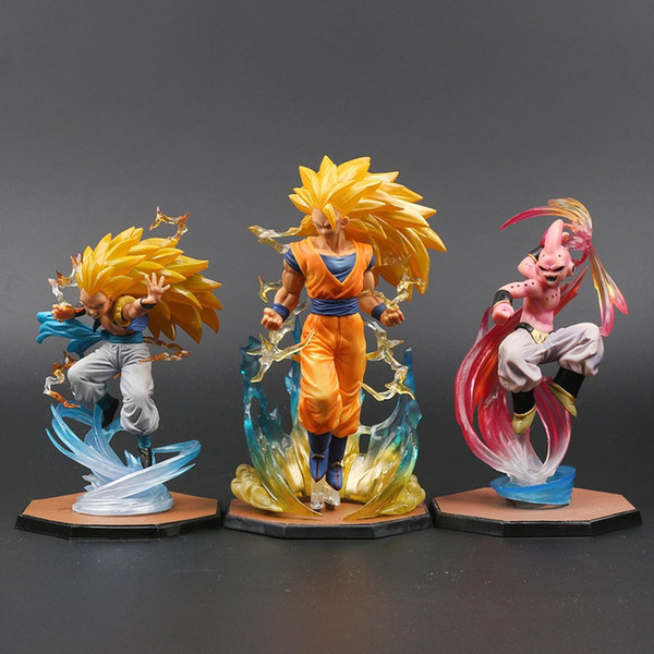 Majin Buu Goku Gotenks PVC Action Figures Tamashii Nations S.H. Figuarts ZERO Super Saiyan Collection Model Dragon Ball Z Toy