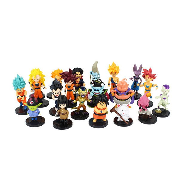 20 Styles Dragon Ball Z pvc Action Figures toys Crazy Party Dragonball DBZ PVC Figures collection Dolls