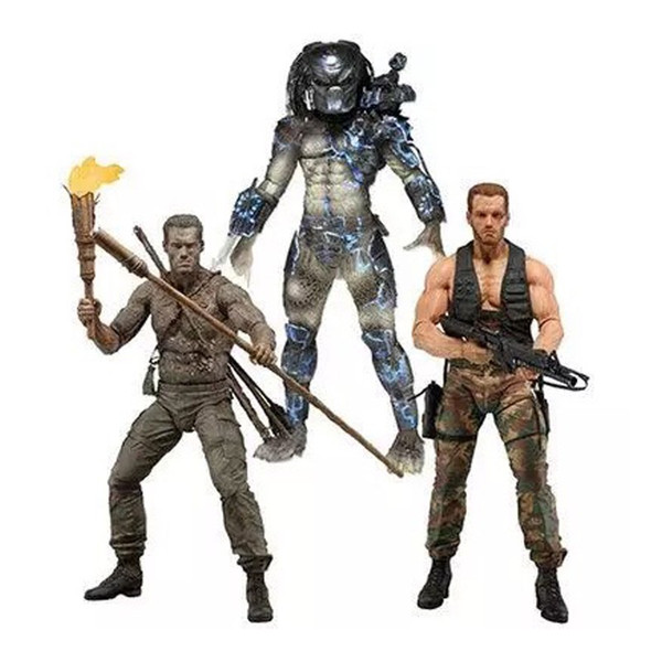 Predators 25th Predator Water Emergence Jungle Disguise Encounter Dutcch PVC Action Figure Collectible Model Toy 7