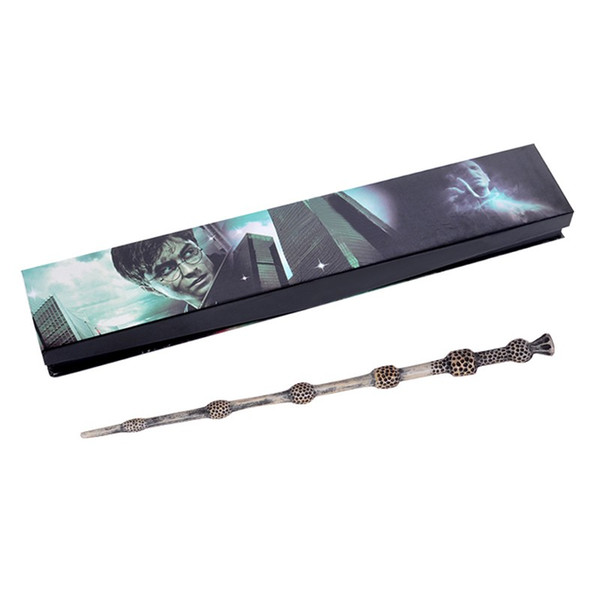 Colsplay Metal/Iron Core Albus Dumbledore Old Wand/ Harri Potter Magic Magical Wand/ Elegant Ribbon Gifts