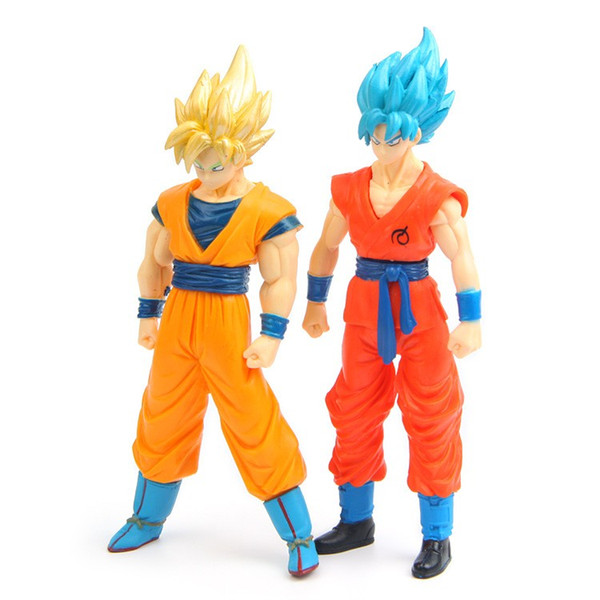 Hot Sale Action Figures Toys Dolls Dragon ball Z Super Saiyan Goku Vegeta Japan Anime Cartoon Toys Models Desk Toys Cute Dolls