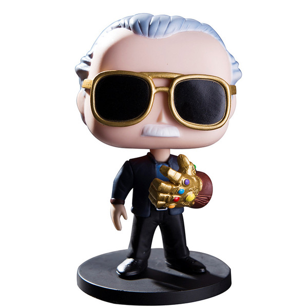 Father Of Marvel Model Toy The Avengers Stan Lee Infinite Gloves Doll Funko POP Lovely PVC Anti Wear Hot Sale 30my I1