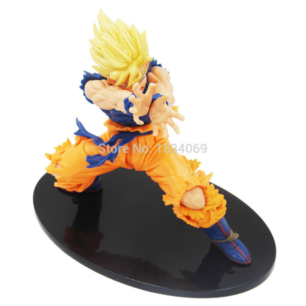 Japanese anime Dragon Ball Z 1pcs 7 inch/18cm Son Goku PVC toy model action figure for kid toy gift Free shipping