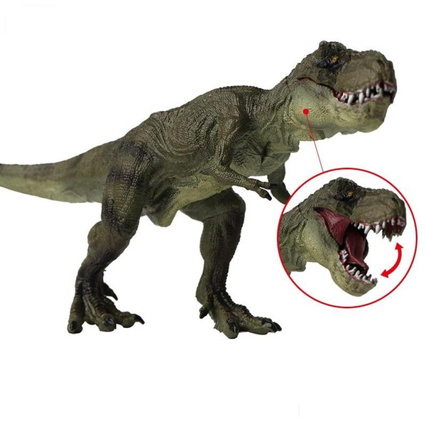 Classic Simulation Dinosaur Model Toys PVC Jurassic World Park Walkiing Tyrannosaurus Rex Plastic Doll For Kid Bithday Gift Supply