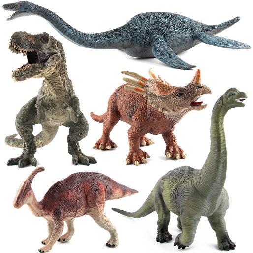 Dinosaur Figures Toy Classic Lifelike Realistic Looking Jumbo Plastic Vinyl Model Collection Children Kids Educational YH1189