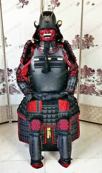 Fine made Japanese wearable Rustung Samurai Armor Ketsueki Mentsu Ghost O034