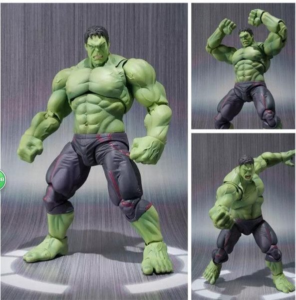 NEW hot 22cm avengers Super hero hulk movable action figure toys Christmas gift doll haoke15 free shipping