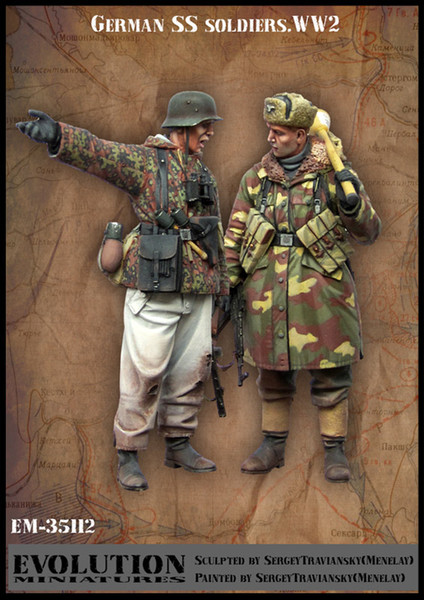 1/35 REISN FIGURES MODEL KITS GERMAN SS SOLDIERS.WW2