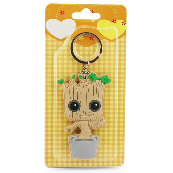 1Pcs 8cm Guardians of the Galaxy Tree Man People Groot Figure Toy With Blister Card