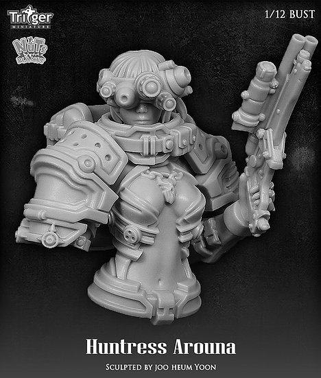 Free shipping 1/12 Resin Bust Huntress Aurona Unassembled unpainted J168