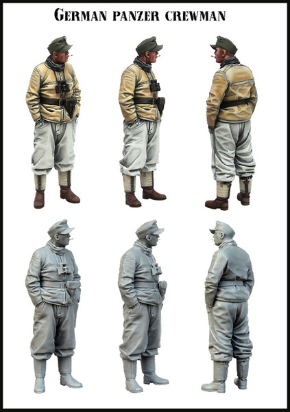 1/35 REISN FIGURES MODEL KITS GERMAN PANZER CREWMAN