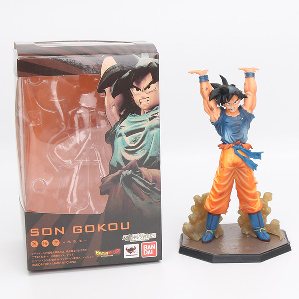 anime Dragon Ball Z Son Goku Battle Genki Dama PVC Action Figure Collection Model Toys Doll character toys children gift