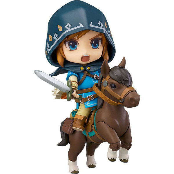 Good Smile Nendoroid Link Zelda Figure Breath of the Wild Ver DX Edition Deluxe Version Action Figure