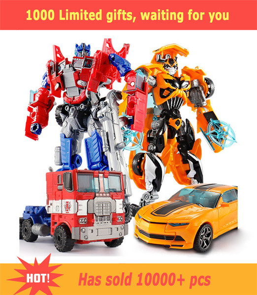 Top Sale 18.5cm New Arrival Big Classic Transformation Plastic Robot Cars Action Toy Figures Kids Education With Gifts Wholesale