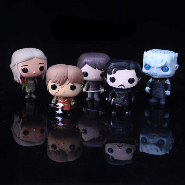 Hot Movie Game Of Thrones Jon Snow Daenerys Tyrion Ghost all kinds of Action Figure toys Model Gift Doll