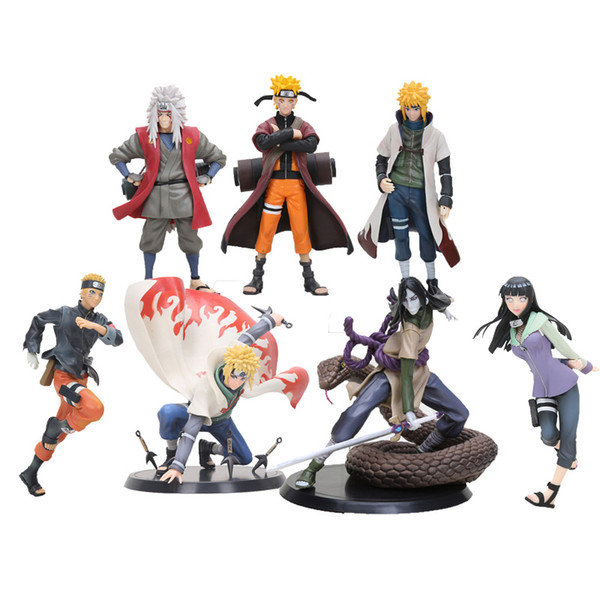 17cm anime Naruto figure Shippuuden Uzumaki doll manpower Namikaze Minato Mode NARUTO pvc action figure model toys