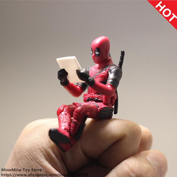 Marvel Black Panther DEADPOOL Action Figure 3 styles Computer Partner X-man Infinity War Mini Doll Collection Figurine Kids Toys