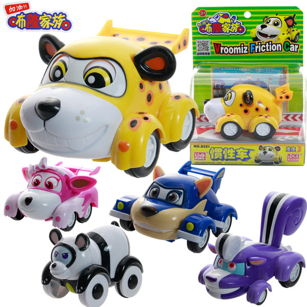 Big!!! Classic Kawaii South Korea Anime Vroomiz Friction Pull Back Cars Cartoon Toys For Children gift Baby Wind Up Toys