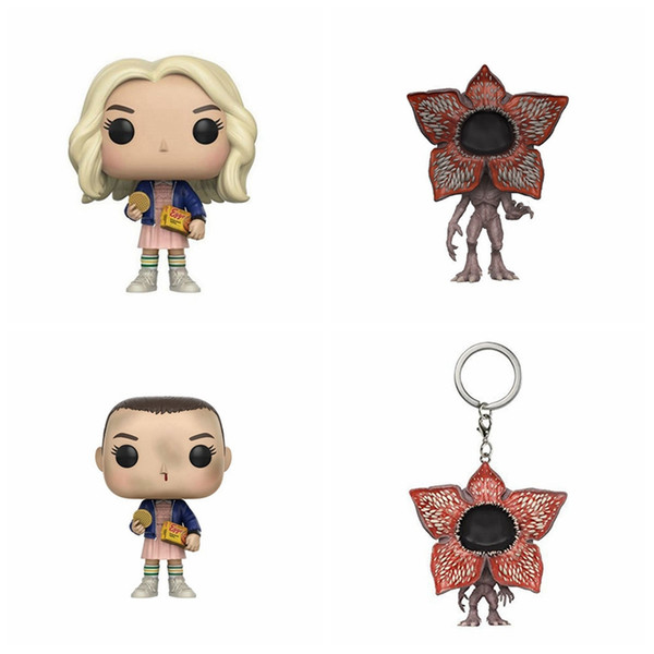 10cm The Stranger Things Eleven With EGGOS Figure Toy Doll NO Color BOX