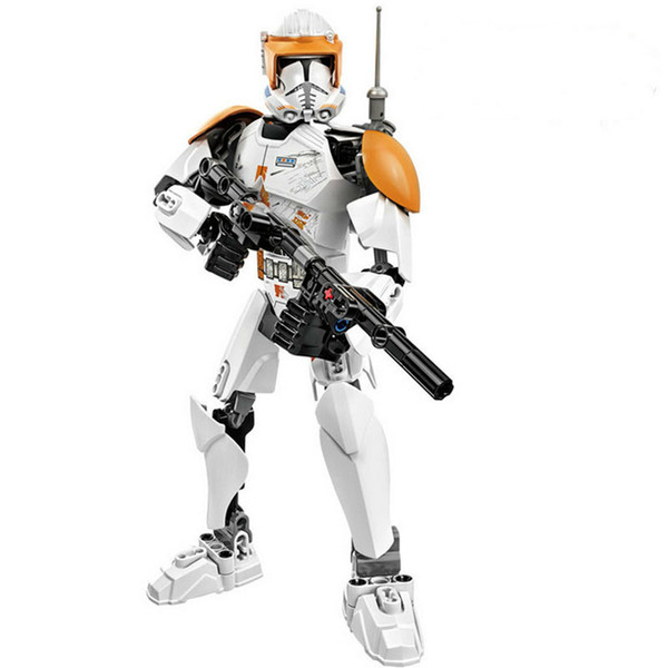 Star Compatible Legoelieds Wars Clone Commander Cody With Gun Figures Toys Building Blocks