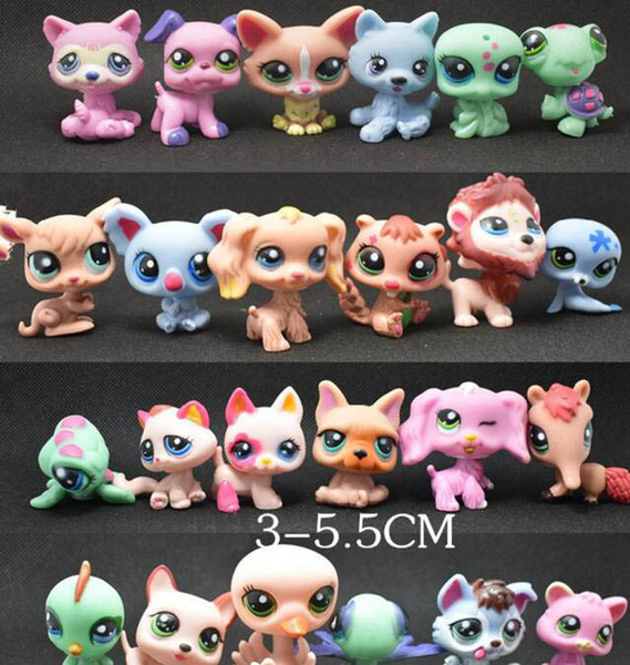 Toy bag 24Pcs/lot Pet Shop Animals Cats Kids boy and girl Action Figures PVC LPS Toy Birthday/Christmas Gift