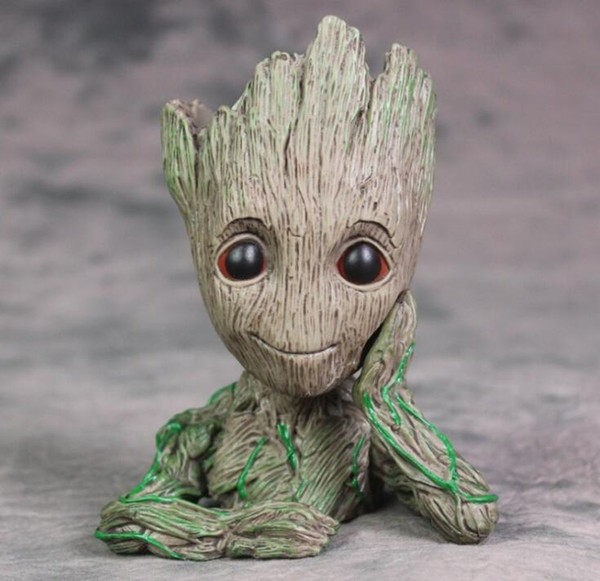 Guardians of The Galaxy 15cm Baby Groot Figure Flowerpot Toy Flower Pen Pot Xmas Gift OOA5087