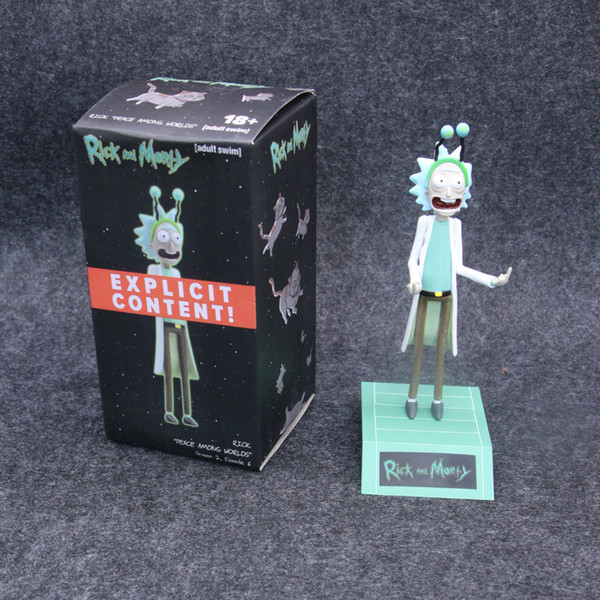 Fashion new Rick and Morty Peace Among Worlds Statue Action Figure Toys