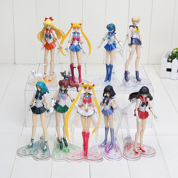 New Arrival 15cm Anime Sailor Moon PVC Action Figure Toy 9styles can choose