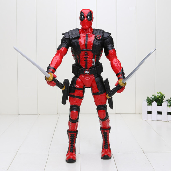 13'' 33cm Super hero Deadpool Figure PVC Action Figure Collectible Model Toy Deadpool Toy Bag/Box