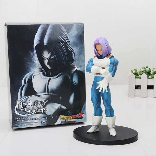 17cm New trunks figure resolution of soldiers vol.5 Figurine Dragon Ball Z model toy Collection