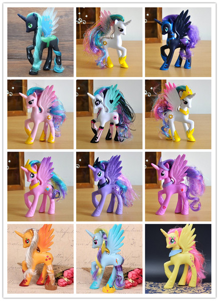 Movie Figures/Games Figures 14 cm toys collection pvc unicorn pony toys for children birthday christmas gift doll