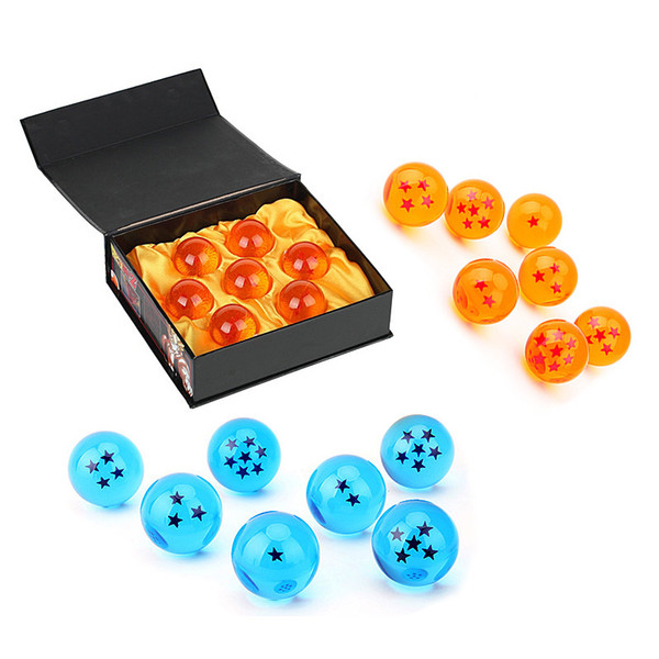 7 Crystal Dragon Balls Z Toys 3.5cm New In Color Box 7PCS/lot Dragon Balls Complete set Dragon Balls Z Gifts