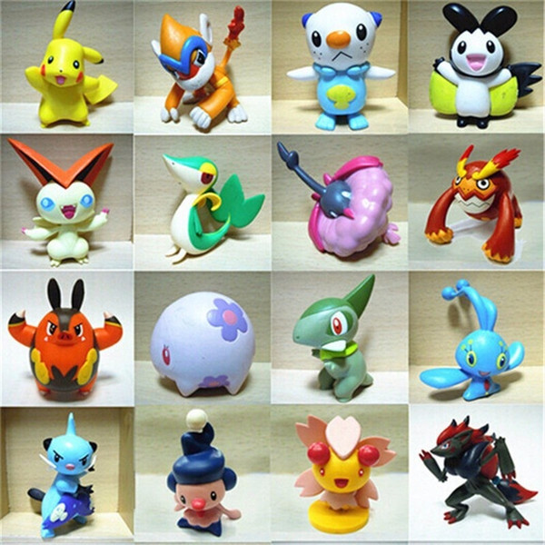 Wholesale Lots 24pcs Mini Random Pearl Figures cartoon toys Action Figures Children's Toys Birthday Gifts Mixed 2-3cm