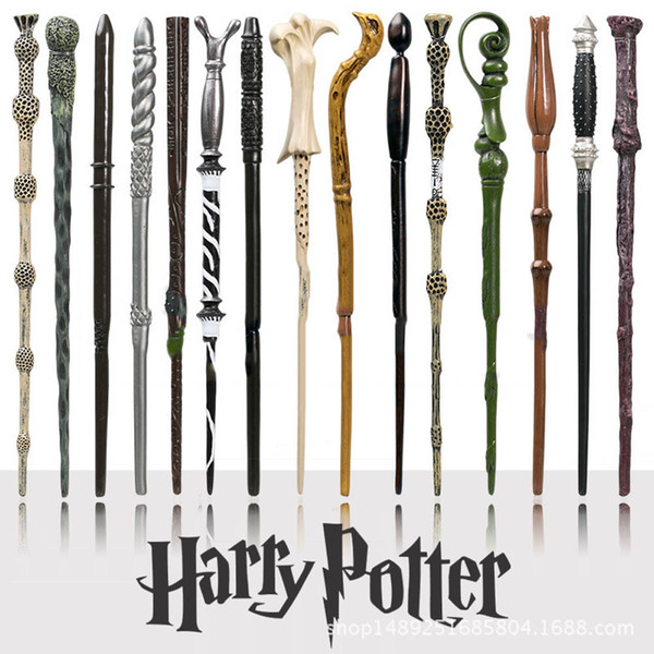 35cm Harry Potter Magic Wand Severus Snape No LED Light With Gift Box Cosplay Game Collection Wand Harry Potter Stick Toys