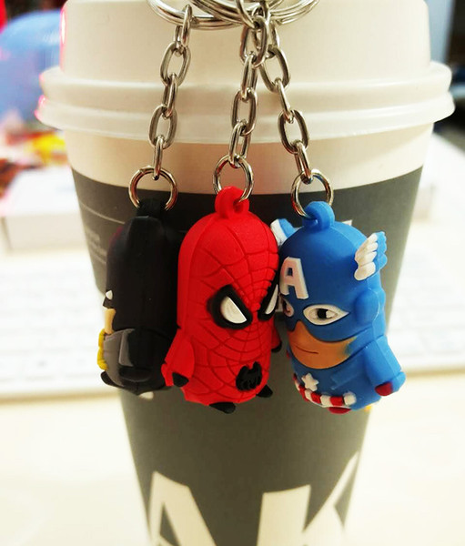 The Avengers Figures Keychains The Avengers Marvel Iron Man Avengers Captain America, Iron Man, Thor IRON MAN PVC keychain