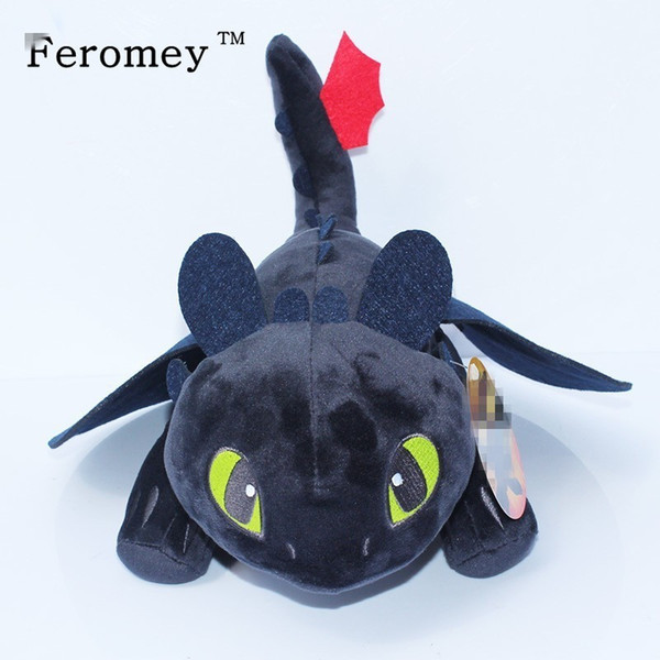 2019 How To Train Your Dragon Toys Night Fury Dragon Plush Doll Toys Toothless Dragon Action Figure Toys Children Kids Gift