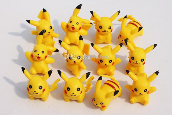 Pikachu figures Umbreon Espeon Glaceon Vaporeon PVC toy figure Toys 5cm 12pcs/lot Soft Stuffed Anime Cartoon Dolls