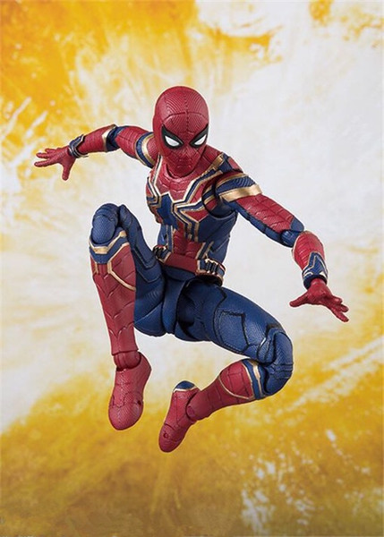 Avengers 3 PVC Action Figures Marvel Heros Spider Man SHF Spider-Man Action Figure Toys Doll Collection Gift