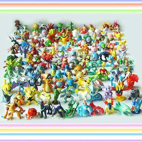 Whole sale Lots 144pcs Action Figures 2-3cm Diamond Toys Action figure pocket monster