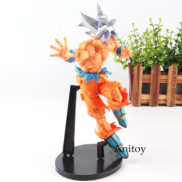 Dragon Ball Figure Son Goku Action Figure SCultures BIG Super Saiyan Son Goku Silver Hair World Martial Arts Tournament Ver 21cm