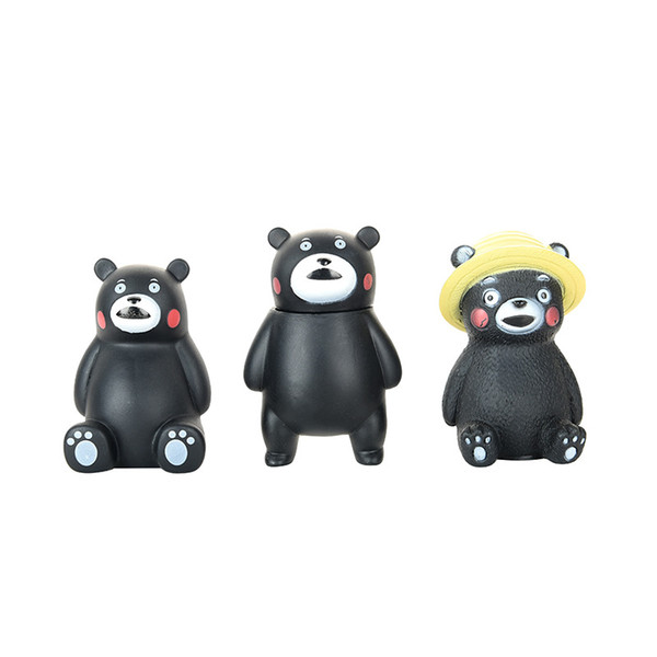 Novelty Cartoon Model Action Figures Bear Cat Vinyl Cute Home Desktop League Decoration Kids Games Toys Festival Party Gift Wholesale