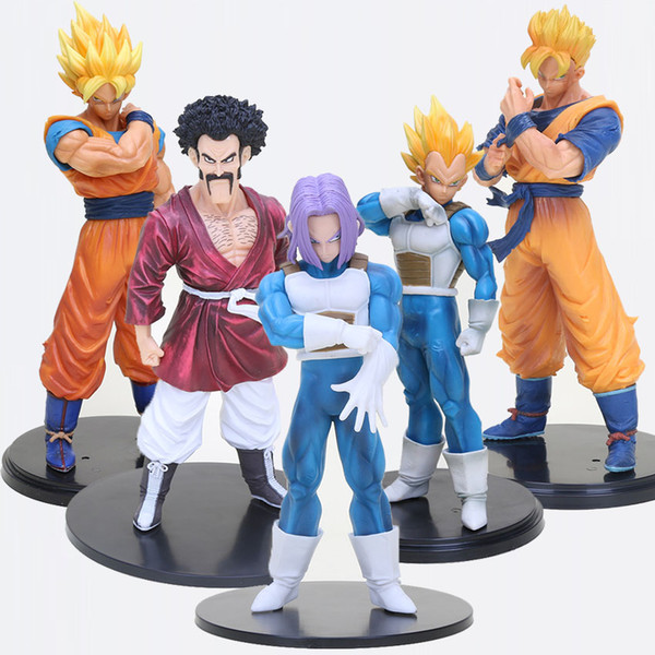 17cm -32cm Dragon Ball Z Figure Son Goku gohan Vegeta trunks Hercule Mark resolution of soldiers vol.5 action Figure model toy