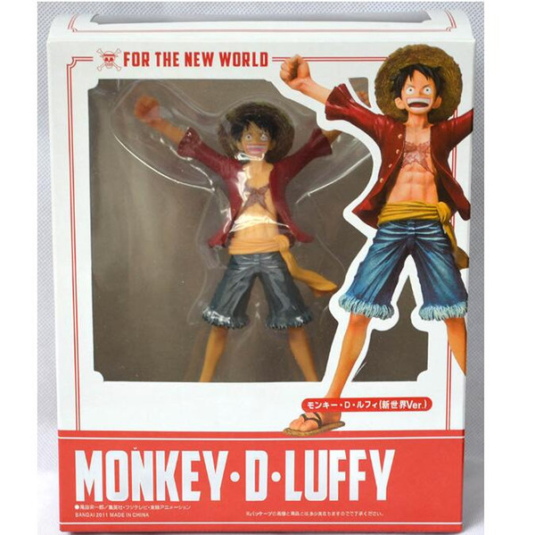 One Piece Anime Figuarts Zero Monkey D. Luffy PVC Figure the New World Toy 15cm