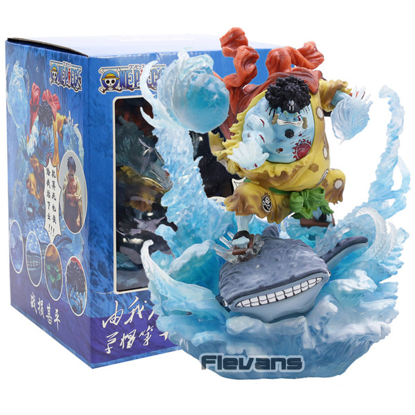 Anime One Piece Jinbe Battle Damage Version PVC Figure Collectible Model Toy