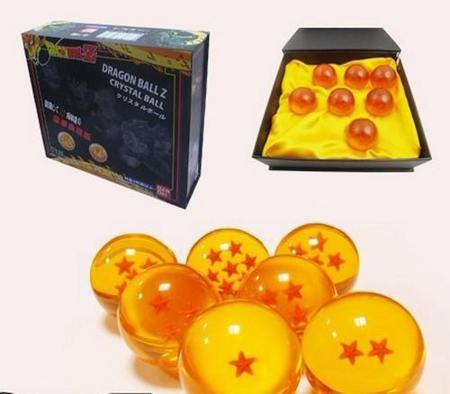 Animation dragonBall 4cm 7 stars crystal ball set of 7 pcs in box dragon ball Z complete hot toys hasbro toy anime Manga