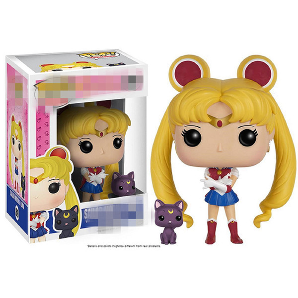 Sailor Moon & Luna PVC Figurine Collectible Toy Model