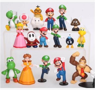 Super Mario Bros Figure yoshi dinosaur Figure cos 18 styles mixed Free shipping